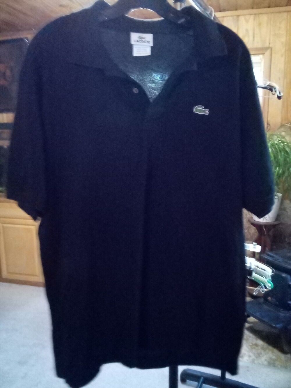 Lacoste Polo Shirt 6 Black Cotton Classic Short Sleeve
